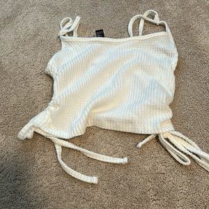 Women’s cotton tank top in white from Forever 21